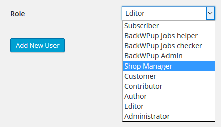 WordPress user roles