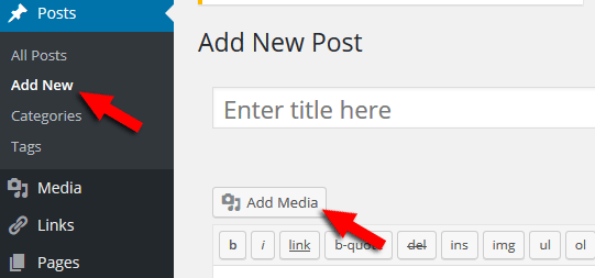 WordPress Add Media Button