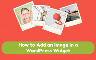 How to Add an Image in a WordPress Widget