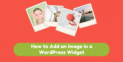 How to Add an Image in a WordPress Widget