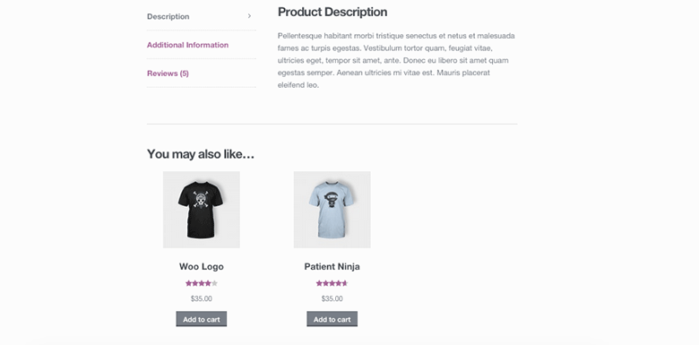 woocommerce up-sells front-end