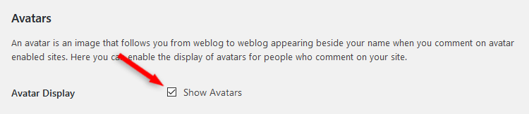 Disable Avatars in WordPress