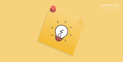 pinned note with a lightbulb