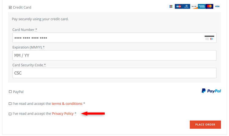 How to Add a Privacy Policy Checkbox in WooCoommerce Checkout - ThemeSkills