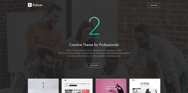 kalium wordpress theme