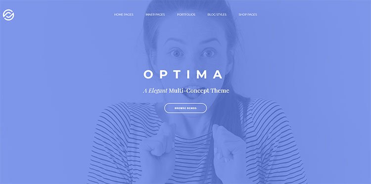 optima wordpress theme