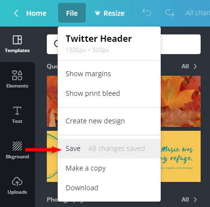 save file in canva