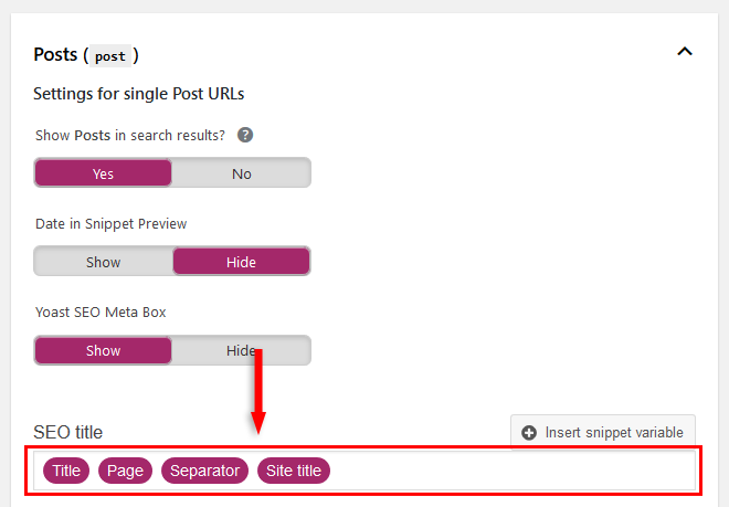 yoast seo snippet variables