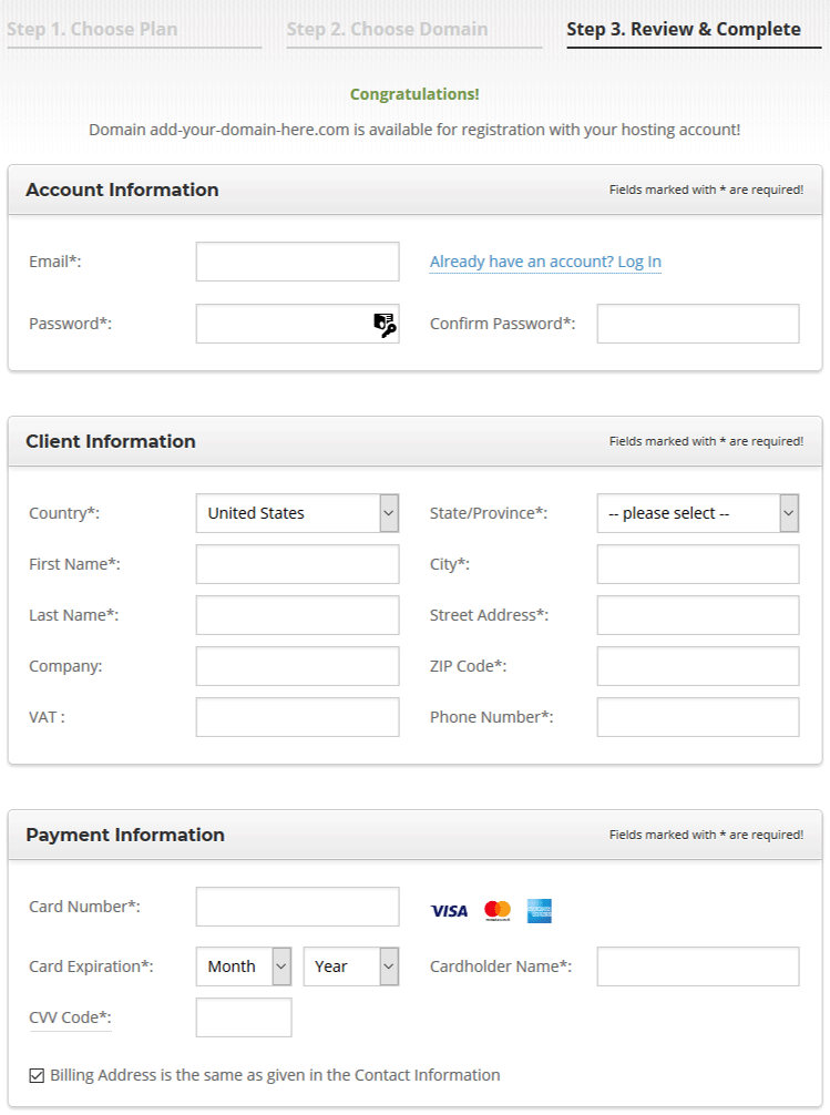 siteground wordpress hosting checkout