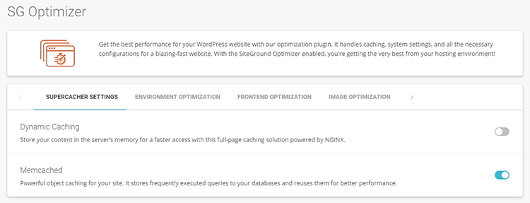 sg optimizer caching plugin