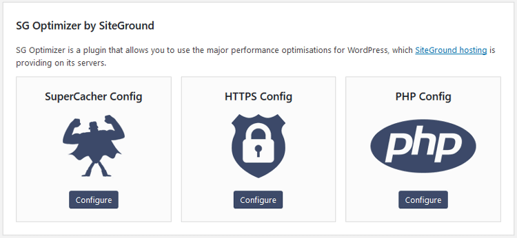 siteground sg optimizer plugin