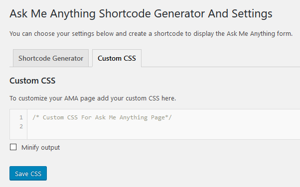 ask me anything wordpress plugin css