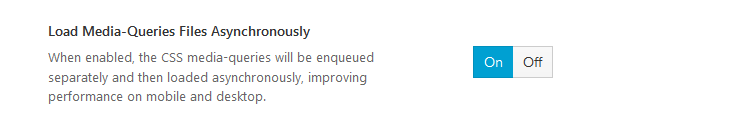 enable load media queries files asynchronously in avada theme