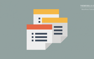 sticky widgets