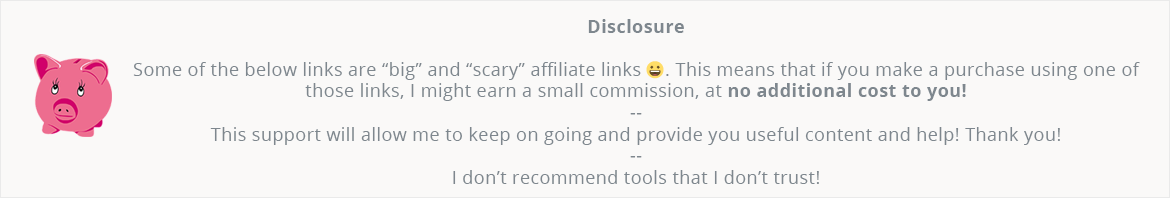 affiliate disclosure banner