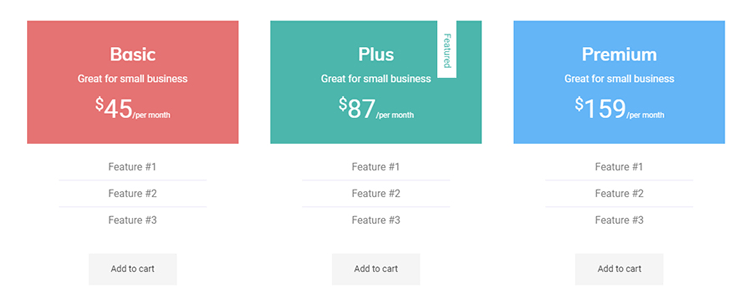 jetguten pricing table