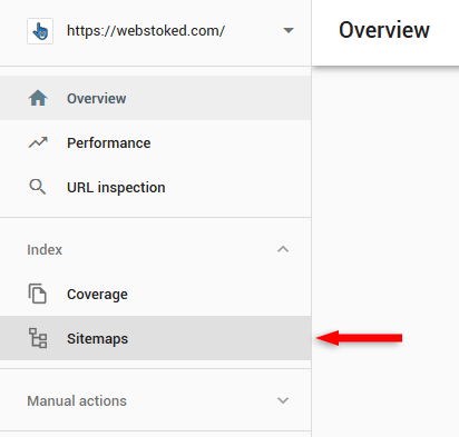 google search console sitempas