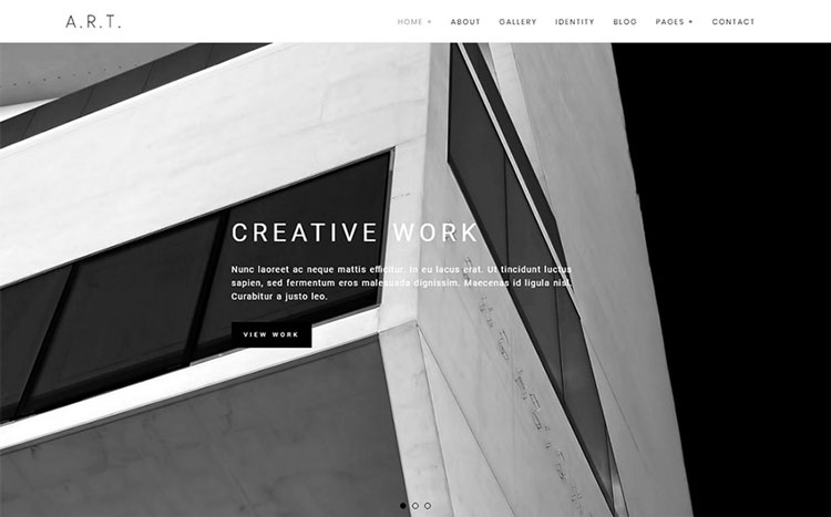 art wordpress theme