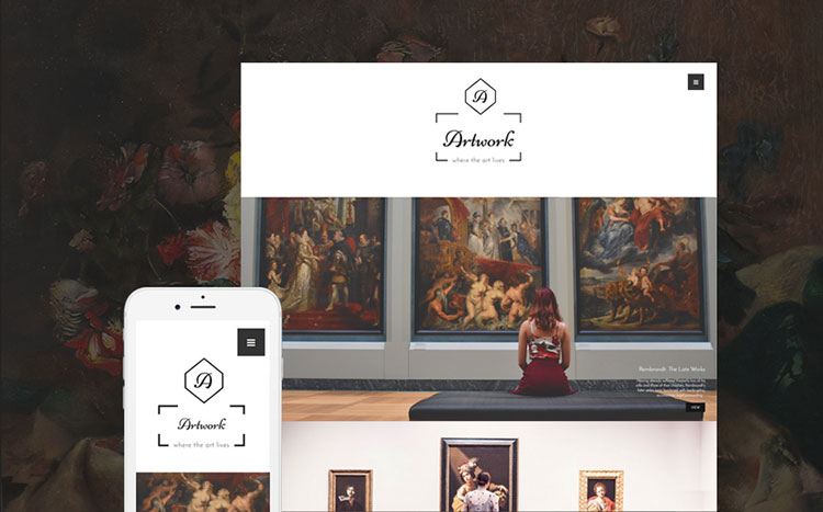 artwork wordpress theme