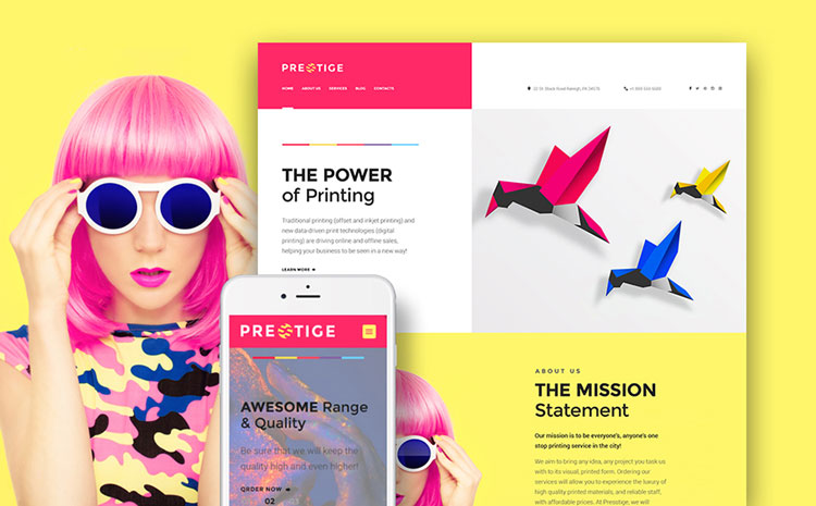 prestige art wordpress theme