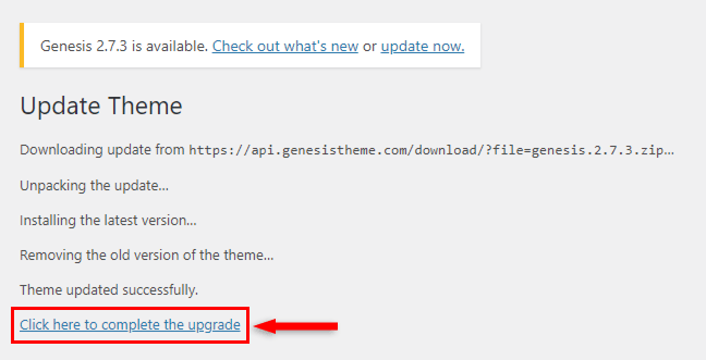 complete upgrade genesis framework