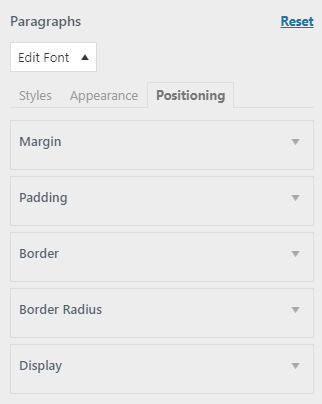 easy google fonts plugin positioning