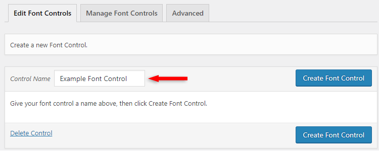 easy google fonts plugin name font control