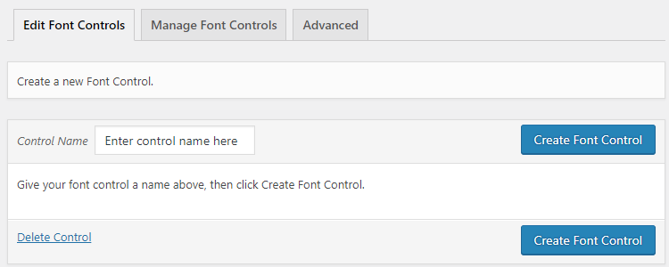 easy google fonts plugin font controls