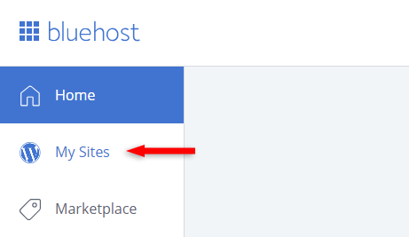 bluehost my sites