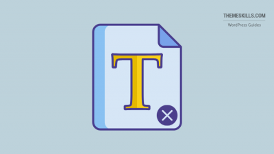 disable font