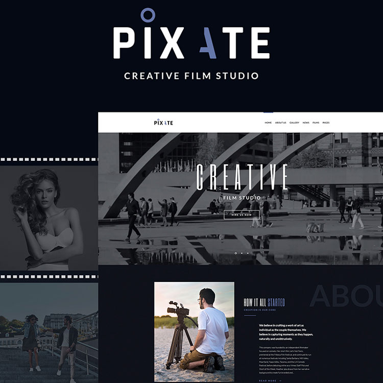 pixate movie wordpress theme