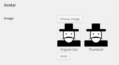 upload custom user avatar