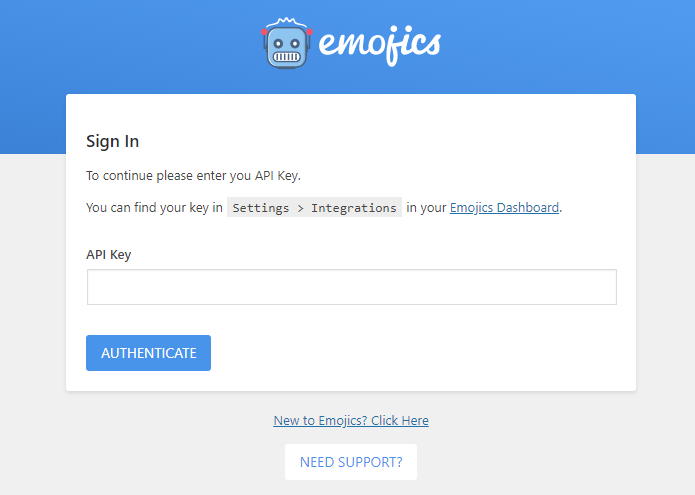 authenticate emojics