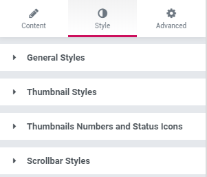 style settings video playlist widget jetblog